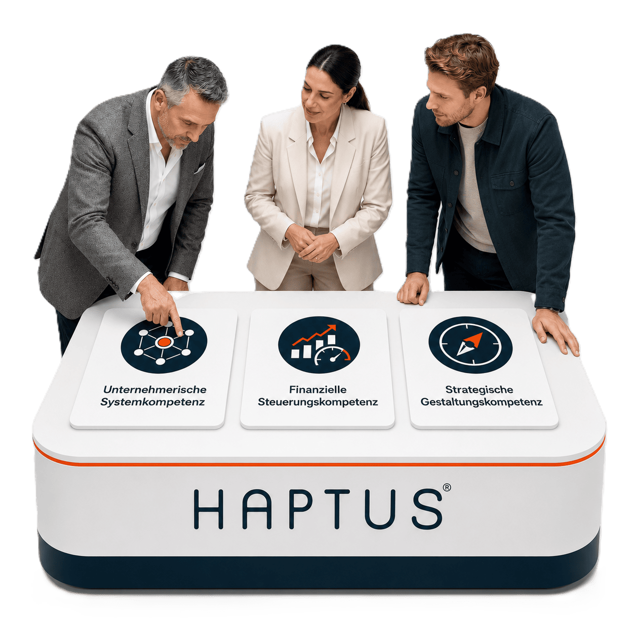 HAPTUS Kompetenzfelder: Systemverständnis, finanzielle Steuerung und strategische Gestaltung