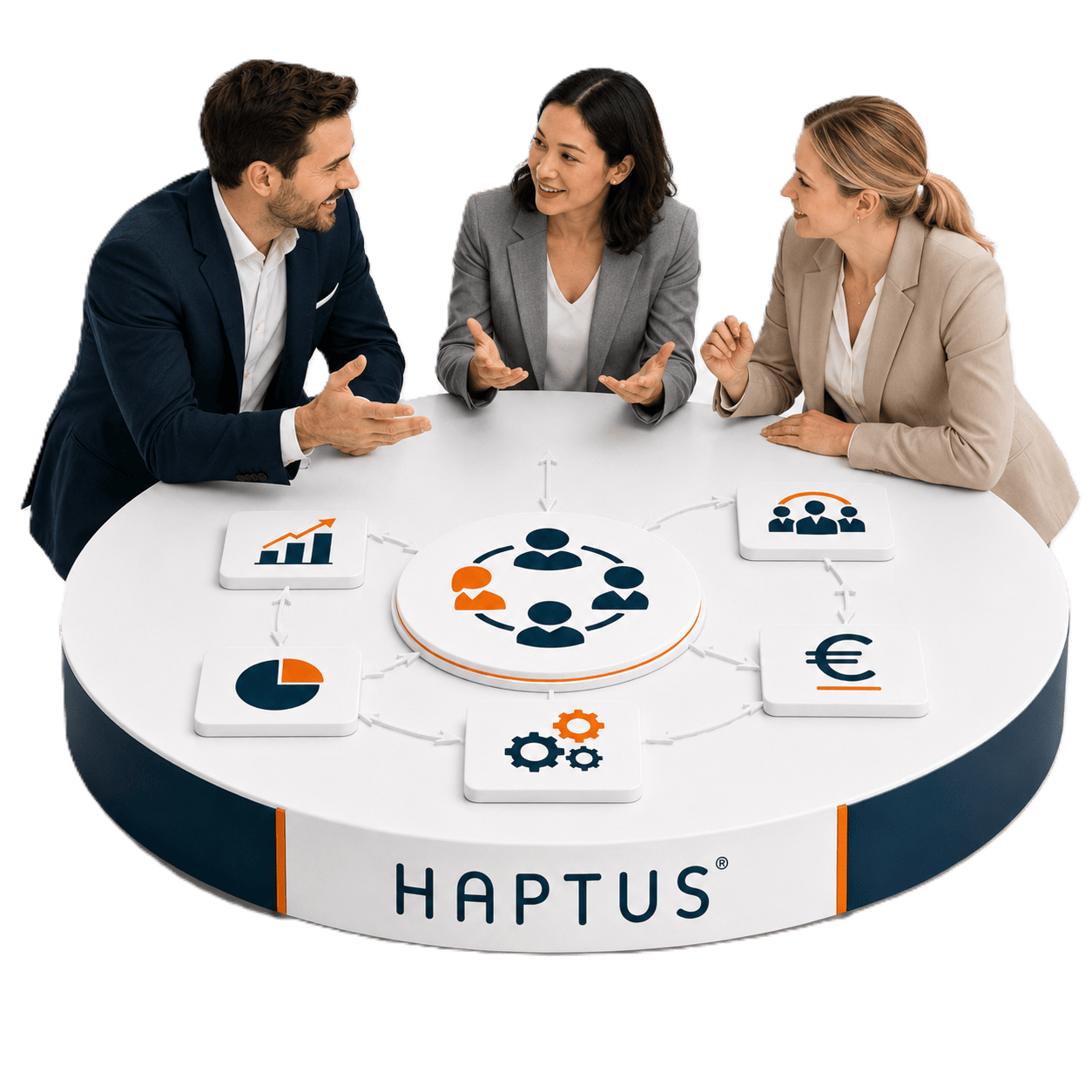 Team-Ebene im HAPTUS-Unternehmensplanspiel